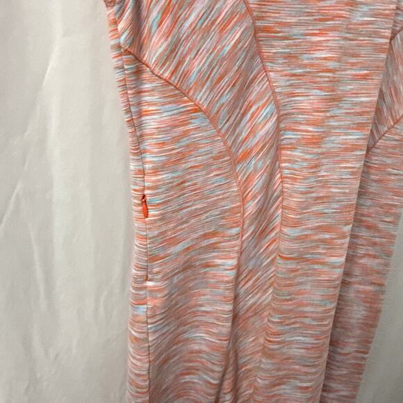 Title Nine Dress Small Orange Blue Space Dye Print A Line - Picture 6 of 10